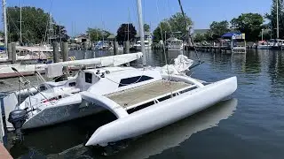 Farrier Trimaran Circumnavigate Lake Michigan 2023