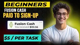Earn $5 Per Sign Up Task on FusionCash (Make Money Online)