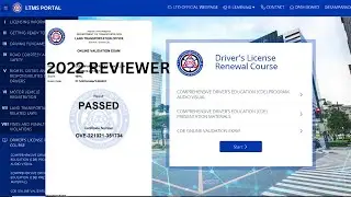 LTO Online Validation Exam Reviewer 2022 TAGALOG,  100% PASSED, NON PROFESSIONAL, CDE ONLINE EXAM