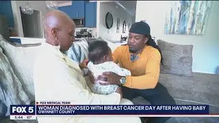 New mom diagnosed with breast cancer day after having baby