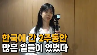 한국 2주여행, 쉴틈이 없었다