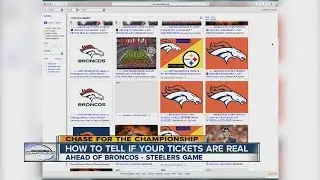 How to tell if your Broncos tickets are real