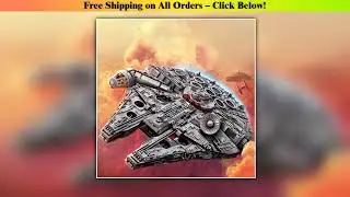 MINISO In Stock The Large Ship Falcon Home Decoration Compatible 75192 05132 For Children Boys