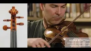 (SOLD) Alina Kostina 2021 Guarneri model violin / Nathan Cole, violinist / Metzler Violin Shop