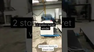 1100mm wide Kentya PP/PVC sheet extrusion line