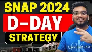 SNAP 2024 D-Day Strategy | Can SNAP Surprise You? | SNAP Colleges Last Date | Crack SNAP 2024