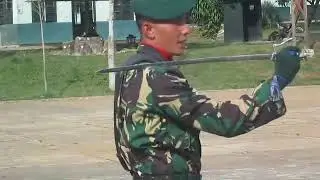 SUSKALAK NAS X KORPS MENWA INDONESIA BELAJAR ILMU HORMAT PEDANG