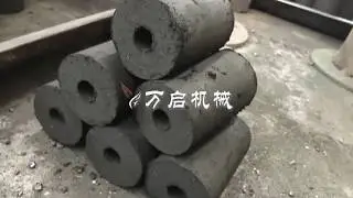 Hydraulic charcoal briquette pressing making machine with low price and high output