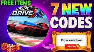 *SECRET UPDATE!* |Drive X CODES 2026 (ROBLOX Drive X)
