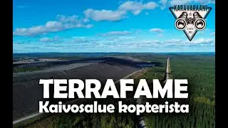 Terrafamen kaivosalue kopterista kuvattuna syksyll&auml; 2024 | Sotkamo, Kainuu
