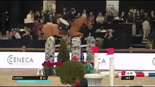 Gudrun Patteet & Sea coast Qarvaljo d&rsquo;or 1.45m LR CSI3* Paris salon du cheval 2025, jump-off 