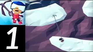 🧗&zwj;♀️ HANG LINE:MOUNTAIN CLIMBER | Extreme Rope Swing Action Game | Gameplay Walkthrough | 1st World