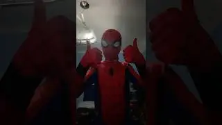 Spiderman homecoming suit irl! #spiderman #marvel #movie #film #funny #cineaction #epicscenes