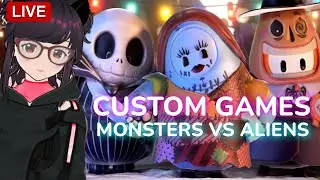 🔴 Fall Guys Season 2 Live Stream - Custom Games (Monsters vs Aliens) with Viewers | Winner Picks Map