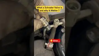 In HVAC, What a Schrader valve uses For ? #shorts #tips #airconditioner