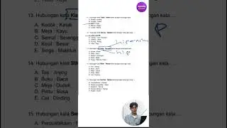 Trik Cepat Menjawab Soal Hubungan Kata | Kemampuan Verbal