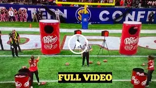 Dr. Pepper tuition giveaway video - Dr. Pepper halftime contest drama ends in two $100K winners