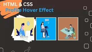 Profile card Hover Effect | HTML & CSS