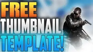 FREE GAMING THUMBNAIL TEMPLATE 2016 - Black Ops 3 Template ( 1000 Subscriber Special! )
