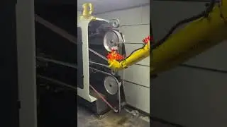 Robotic Zinc Handle Grinding: Automated Burr Removal for High-Precision Surface Finish!