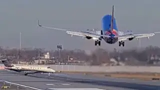 Southwest plane avoids near miss with private plane