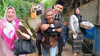 Pengantin Viral Di Gendong Pernikahan Di Jalan Licin Di Kampung Sekarwangi Malangbong