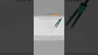 How To Divide a Right Angle into 5 Equal Parts #shorts
