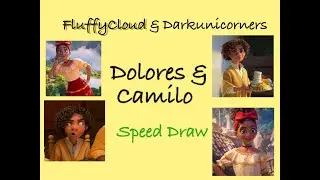 Dolores & Camilo Speed Draw with FluffyCloud!