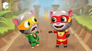 Разблокируйте всех персонажей и все уровни Talking Tom Heros - Ultra Eating Championship (новый э...
