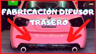 FABRICACIÓN DIFUSOR TRASERO DESDE CERO (FIBRA DE VIDRIO)