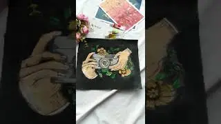 Asthetic camera and hand painting by me//eibha's world 😀😀😁❤️#shorts #Eibhasworld #youtube