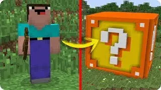 NOOB MINECRAFT VS LUCKY BLOCK TROLL NOOB ENCUENTRA LUCKY BLOCKS EN MINECRAFT
