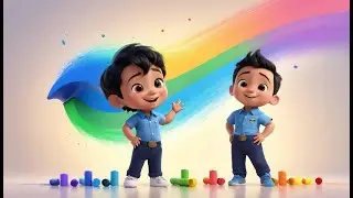 🎵 Magic Crayons Coloring Song ✏️🌈 | Kids Song | Nursery Rhyme | 3D Animation | Fun Learning
