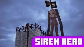 Minecraft siren head  a game play this video so OP please watch this video# horror Minecraft