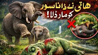 &ldquo;When a Baby Dinosaur Attacks an Elephant Calf &ndash; A Shocking Jungle Story&rdquo;