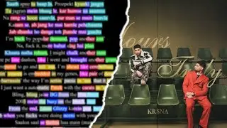 KR$NA - KKBN | 2st Verse | LYRICS WITH RHYME SCHEME