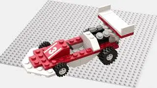 Lego City vintage set #1665: Dual FX Racers - year 1990 - speed build