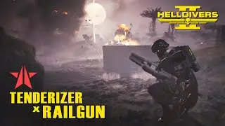 Helldivers 2 &ndash; Solo Automaton | AR-61 Tenderizer x Railgun | Deathless | Full Clear | Max Difficulty