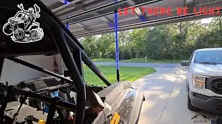 Infinite Offroad Whip Lights on 2024 Polaris RZR 4 Seater.