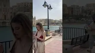 Walking tour around the Balluta Bay on a beautiful day of March. #ballutabay #malta #walkingtour