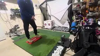 How to use golf swing pressure board. Yes it will feel awkward! #golftraining  #golfswing