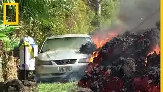 La lava del volc&aacute;n hawaiano Kilauea avanza hacia las casas | National Geographic en Espa&ntilde;ol