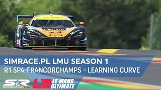 Simrace.pl Le Mans Ultimate S1R1: Learning curve at Spa-Francorchamps