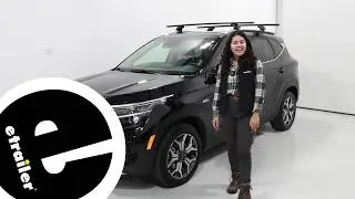 etrailer | Yakima JetStream Crossbars Roof Rack Kit Installation - 2023 Kia Seltos