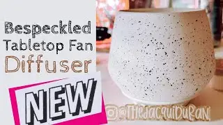 NEW Scentsy Bespeckled Tabletop Fan Diffuser | Fall Winter 2023