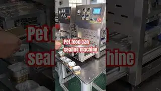 Pet food can sealing machine #sealingmachine #packagingmachine #sealer