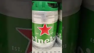 5L Beer Keg Heineken 🍺🍻 #beer #shorts #asmr #trending #youtubeshorts #drink #fyp #ytshorts