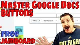 Learn Google Docs buttons with a Slick Google Jamboard in Minutes