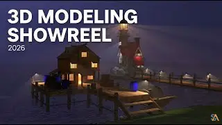 3D Modeling Showreel 2026 #3dmodeling #3danimation #demoreel #showreel