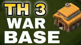 Best Th3 War Base ! Clash of Clans Town Hall 3 Base ! Coc Th3 Base
